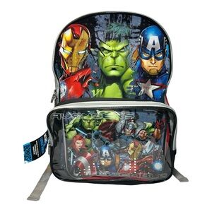 Marvel Avengers Backpack with Detachable Lunch Pack